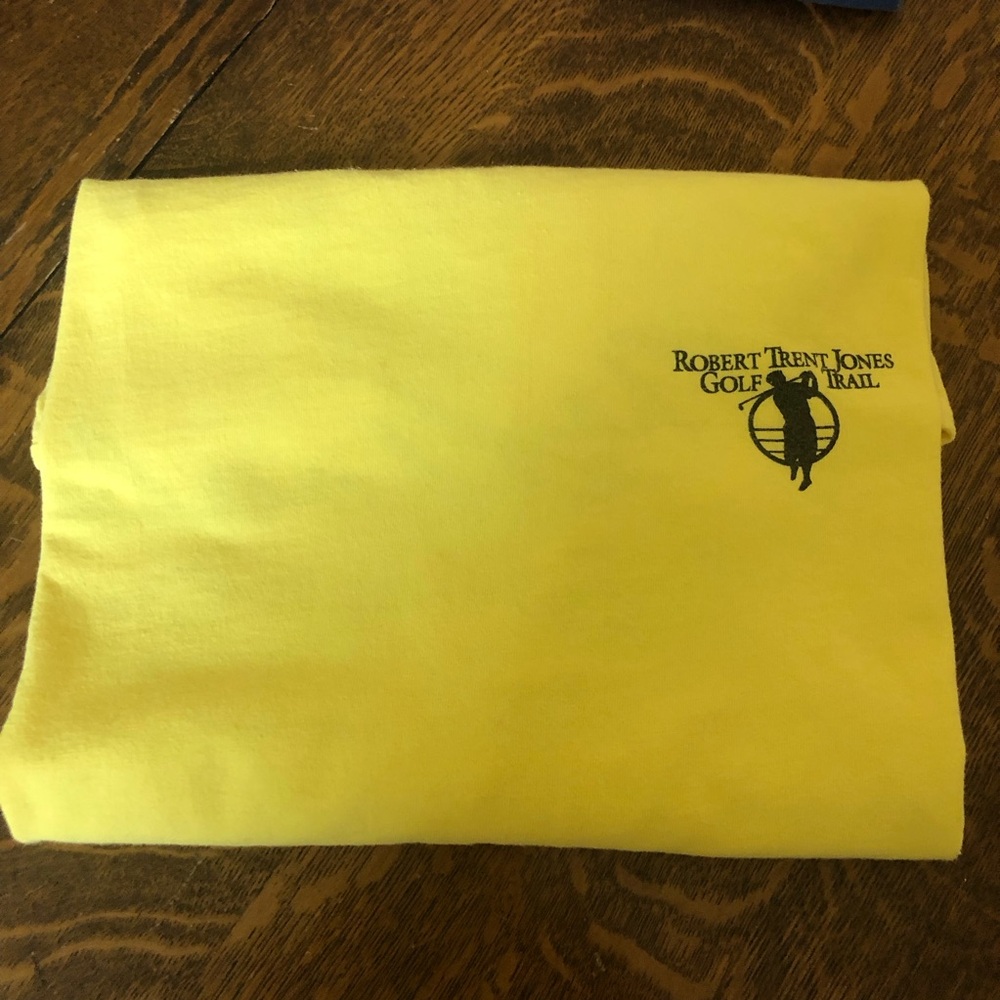 Navy “Auburn” & Yellow “Robert Trent Jones Golf Trail” Tee Shirts - Size  3XL - Picture 3 of 11